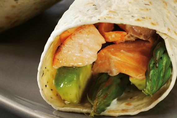 Salmon & Avocado Wrap