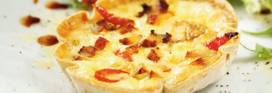 Smoked Chicken and Pepperdew Quiche