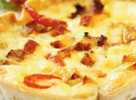 Smoked Chicken and Pepperdew Quiche