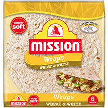 Mission Wheat & White Wraps