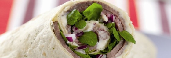 Beef and Horseradish Wrap