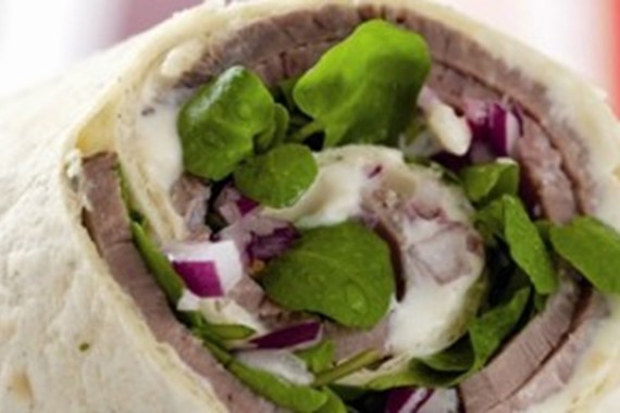 Beef and Horseradish Wrap