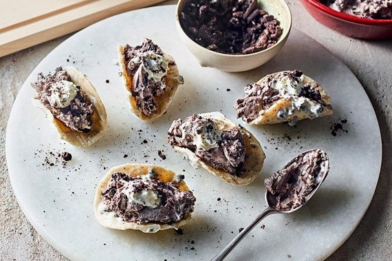 Mini Cookies and Cream Tacos