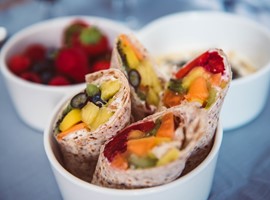 Simply Good Fresh Fruit Salad Wrap