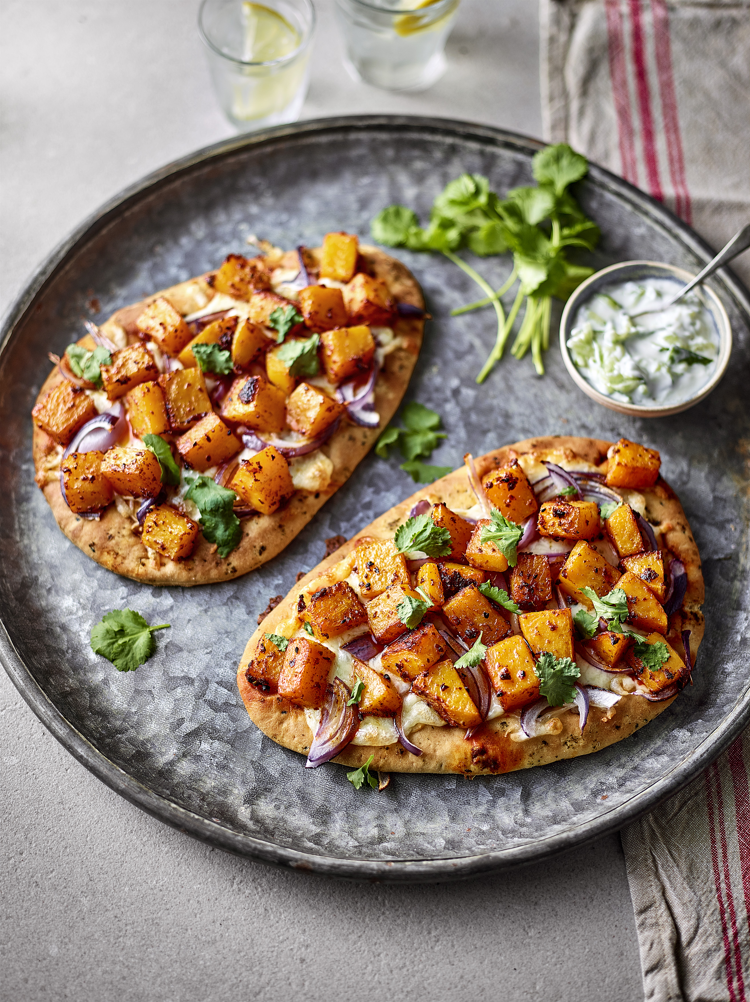 Tandoori Squash Naans